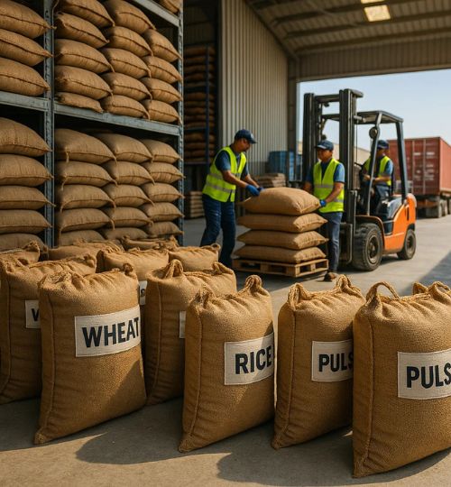 Food grain export accounting and VAT services in UAE - Al Aqeeq Accounting Services.